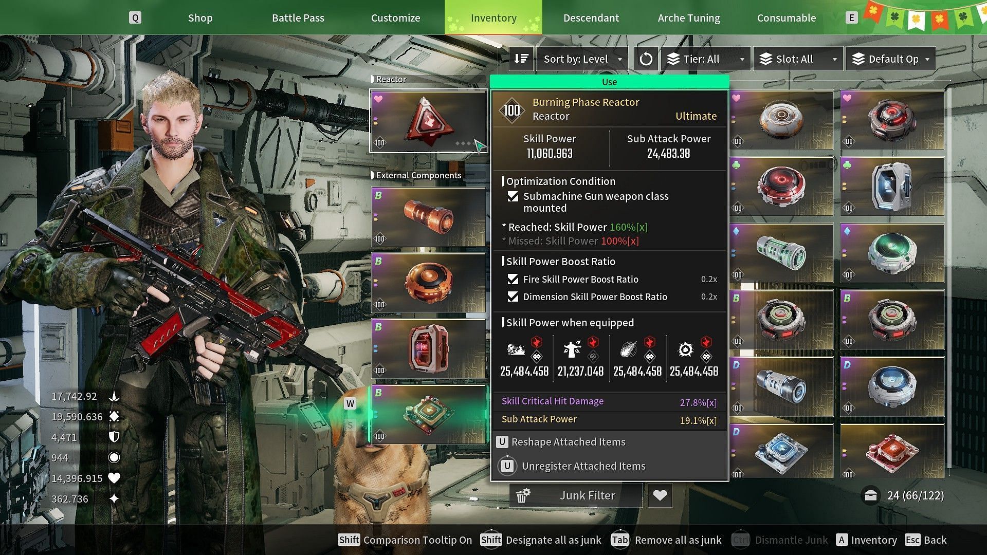 Reactor and Components (Image via Nexon)